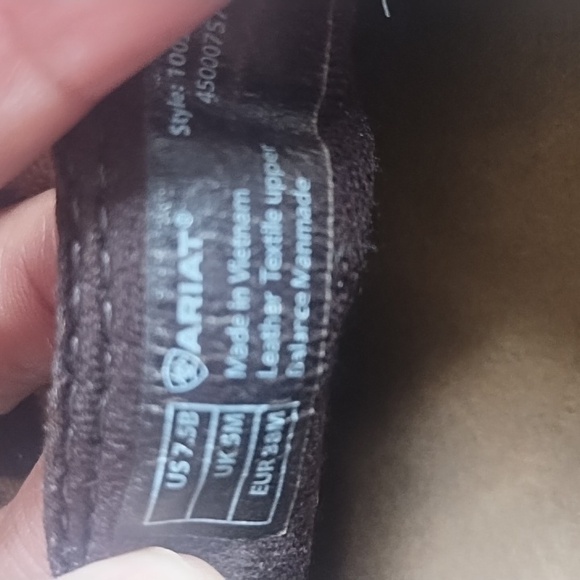 Ariat Brown Leopard Print Women's Sneakers - Picture 2 of 7